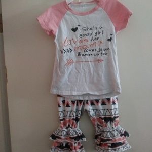 Boutique brand size 4 2-piece outfit